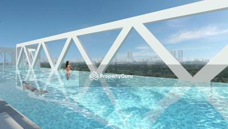 38 storey roof top lap pool
