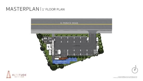 Altitude Samyan-Silom : อัลติจูด สามย่าน-สีลม - Site Plan