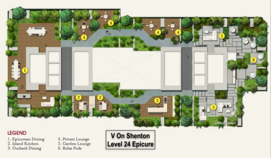 V On Shenton - Site Plan