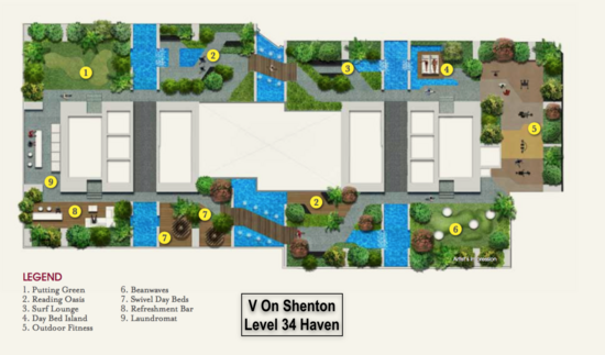 V On Shenton - Site Plan