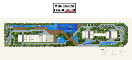 V On Shenton - Site Plan
