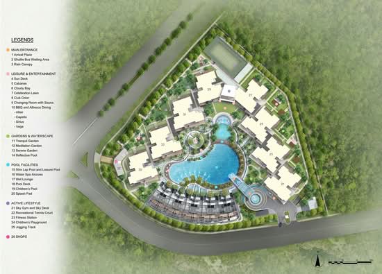 Skies Miltonia - Site Plan