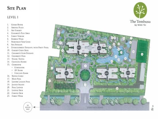 The Tembusu - Site Plan