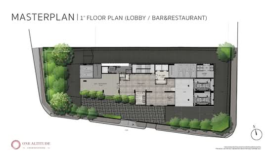 One Altitude Charoenkrung - Site Plan