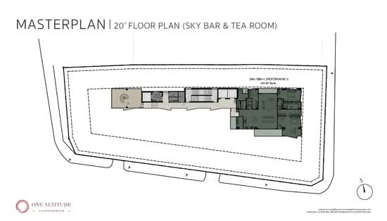 One Altitude Charoenkrung - Site Plan
