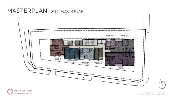 One Altitude Charoenkrung - Site Plan