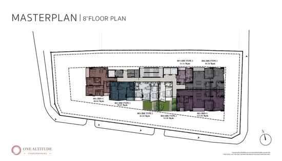 One Altitude Charoenkrung - Site Plan