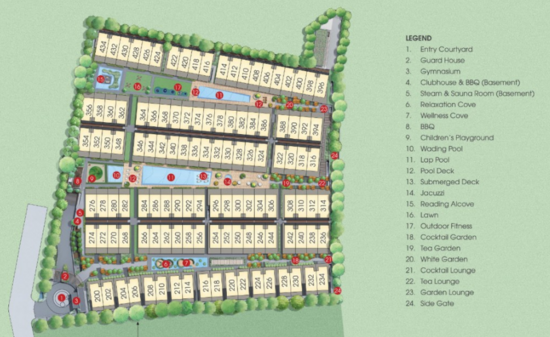 Belgravia Villas - Site Plan