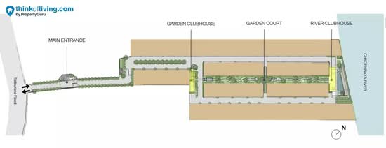 Noble Aqua Riverfront Ratburana - Site Plan