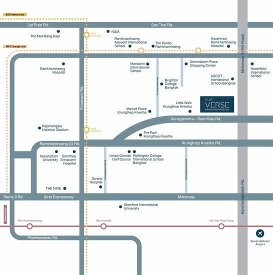 Nue Verse Krungthep Kreetha - Site Plan