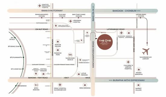 THE ONE Signature Bangna-Rama 9 : เดอะ วัน ซิกเนเจอร์ บางนา-พระราม 9 - Site Plan