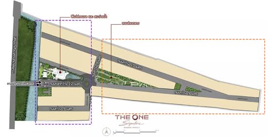 THE ONE Signature Bangna-Rama 9 : เดอะ วัน ซิกเนเจอร์ บางนา-พระราม 9 - Site Plan