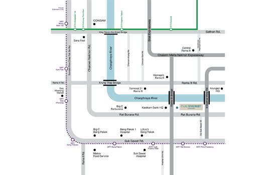 Nue Riverest Ratburana : นิว ริเวอร์เรสต์ ราษฎร์บูรณะ - Site Plan