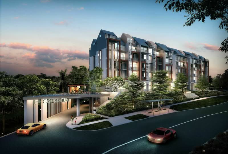 The Creek @ Bukit, 17 Toh Tuck Road, 3 Bedrooms, 969 sqft, Condominium For Rent, by Sean Low JT, 21031753 - Main Entrance Facade - PropertyGuru.com.sg