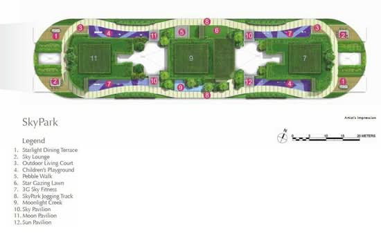 SkyPark Residences - Site Plan