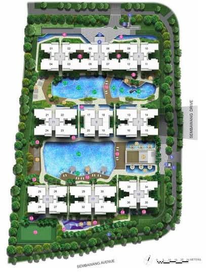 SkyPark Residences - Site Plan