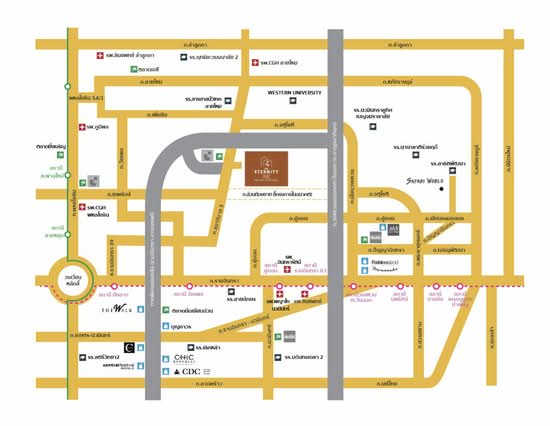 THE ETERNITY ARC Ramintra-Watcharapol : ดิ อิเธอร์นิตี้ อาร์ค รามอินทรา-วัชรพล - Site Plan