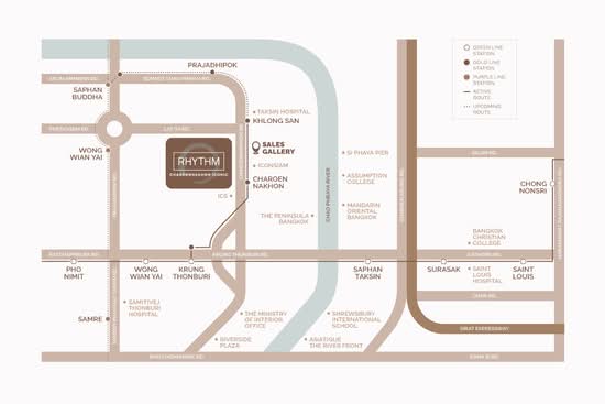 Rhythm Charoennakhon Iconic : ริธึ่ม เจริญนคร ไอคอนิค - Site Plan