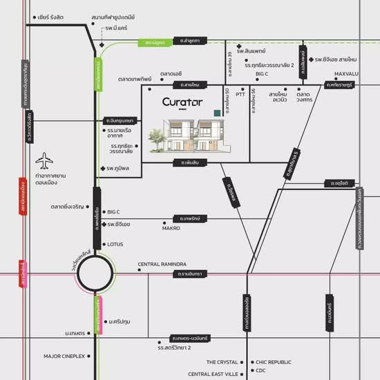Curator Saimai : คิวเรเตอร์ สายไหม - Site Plan