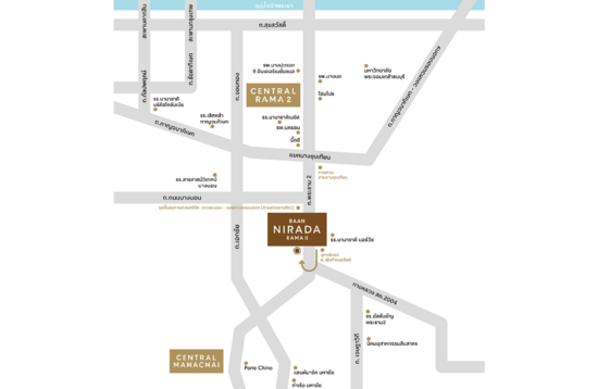 Baan Nirada Rama 2 - Site Plan
