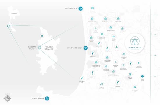 Sunrise Valley : ซันไรซ์ วัลเลย์ ภูเก็ต - Site Plan