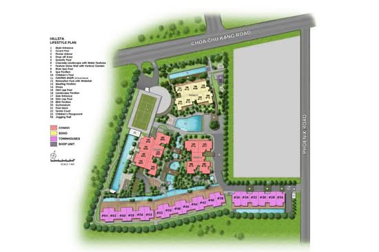 Hillsta - Site Plan