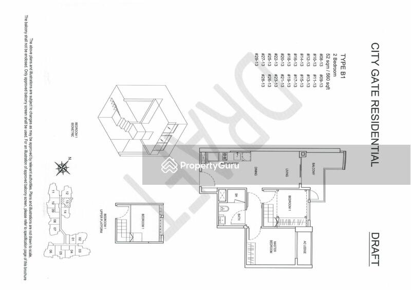 City Gate Apartment located at Beach Road / Bugis / Rochor PropertyGuru Singapore