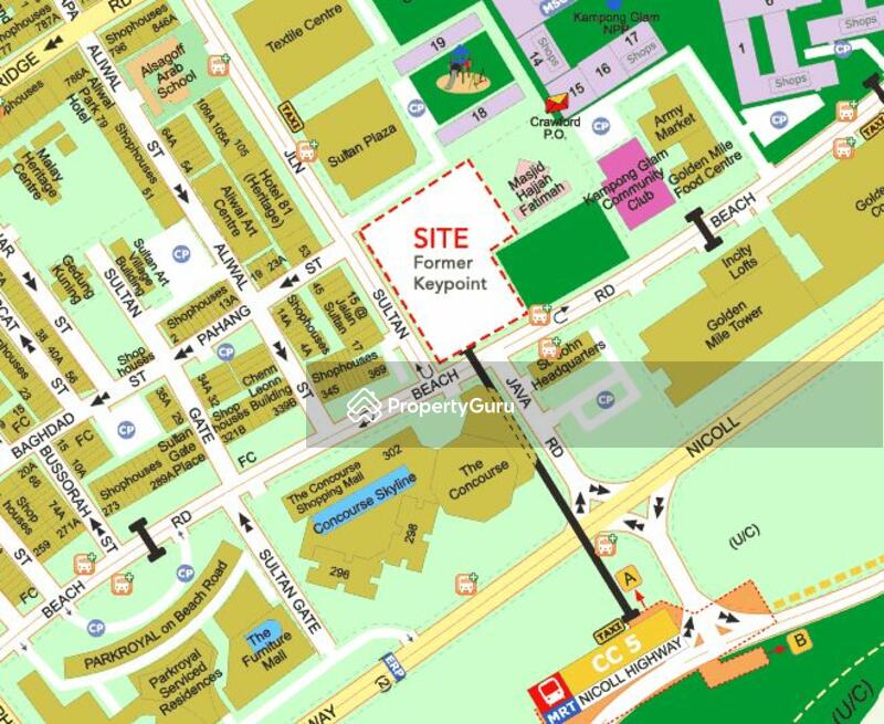 City Gate Apartment located at Beach Road / Bugis / Rochor