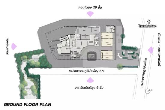 The Stage Made By Me Ratchada-Huaikhwang : เดอะ สเตจ เมด บาย มี รัชดา-ห้วยขวาง - Site Plan