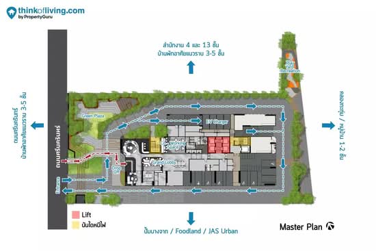 Origin Plug & Play Srinakarin - Site Plan