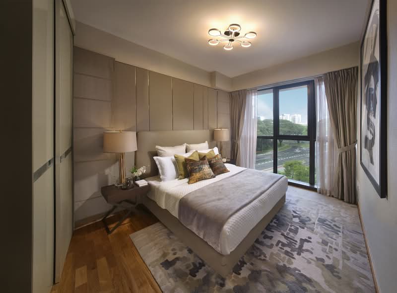 Sims Urban Oasis, 2 Sims Drive, 2 Bedrooms, 624 sqft, Condominium For Sale, by Thomas Tham, 25590459 - 4-Bedroom Grand Unit - Master Bedroom - PropertyGuru.com.sg