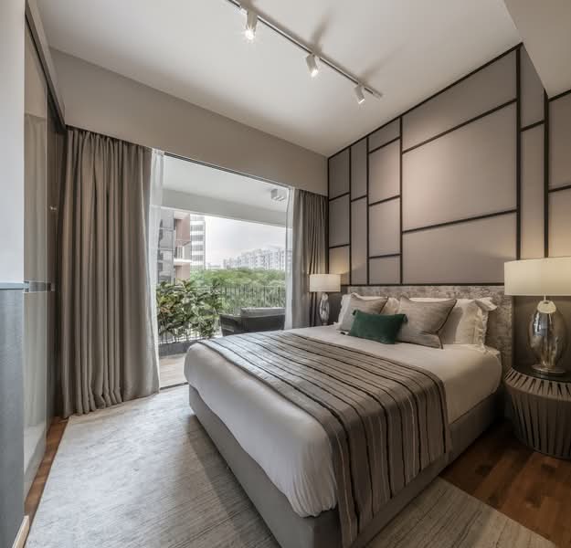 Sims Urban Oasis, 2 Sims Drive, 2 Bedrooms, 624 sqft, Condominium For Sale, by Thomas Tham, 25590459 - 5-Bedroom Deluxe Unit - Master Bedroom - PropertyGuru.com.sg