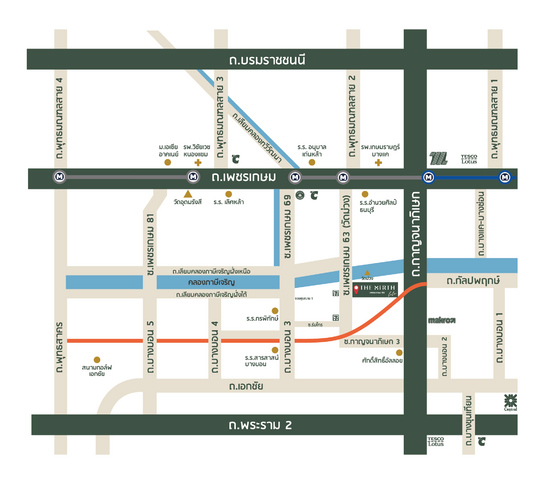 The Mirth Lite Phetkasem 63 - Site Plan