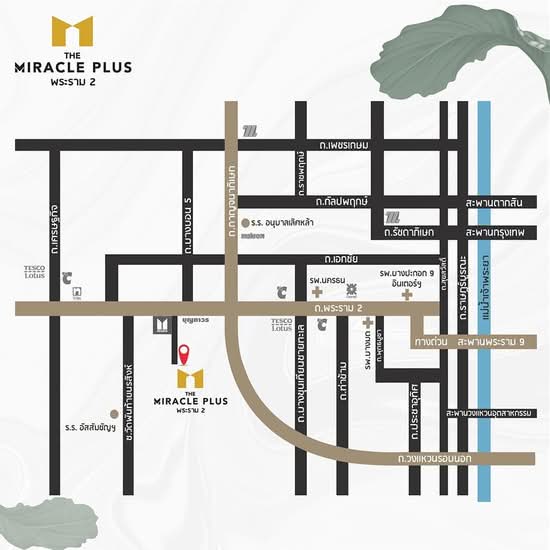 The Miracle Plus Rama 2 : เดอะ มิราเคิล พลัส พระราม 2 - Site Plan