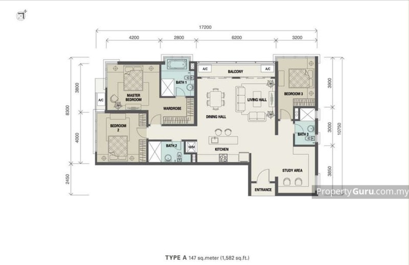 Suasana Bukit Ceylon Service Residence for Sale or Rent