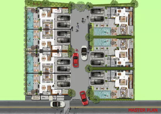WamDom Villas Rawai : วามดอม วิลล่า ราไวย์ - Site Plan