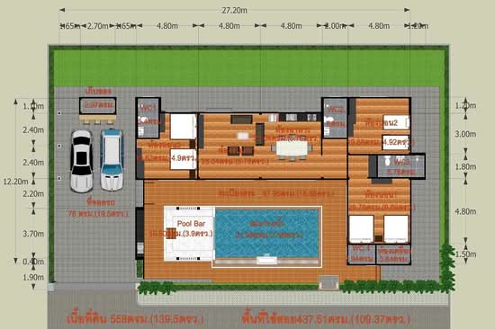 Baan Ing Khao Village : หมู่บ้านบ้านอิงเขา - Site Plan