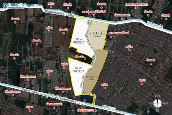 Saransiri Westgate : สราญสิริ เวสต์เกต - Site Plan