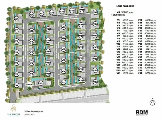 The Ozone Lagunia Villas - Site Plan