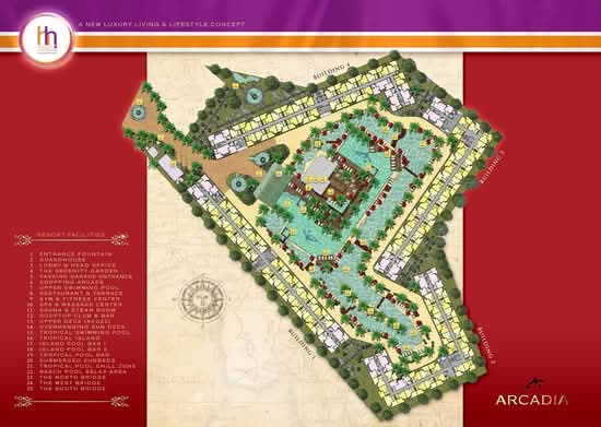 Arcadia Beach Resort - Site Plan