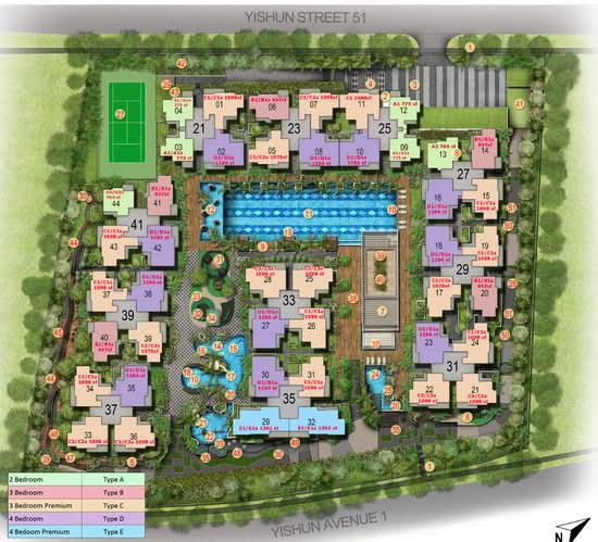 Signature At Yishun - Site Plan