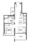 Type A1 1BR- 506 sqft