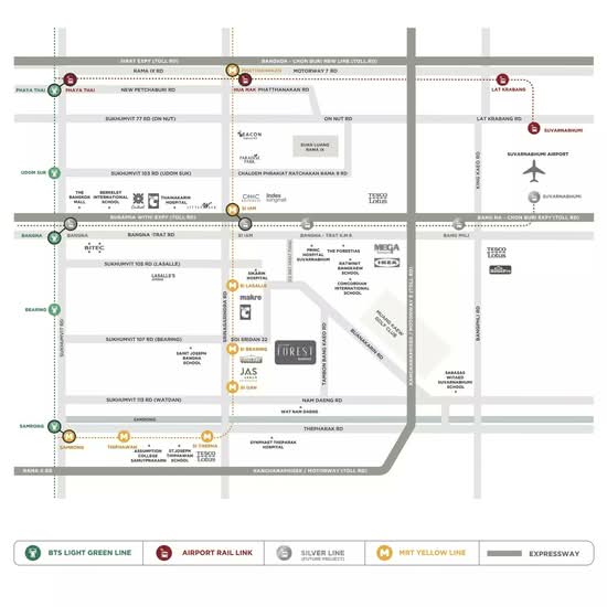 Altitude Forest Bangna : อัลติจูด ฟอเรสต์ บางนา - Site Plan