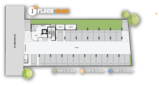 The Coopers Sukhumvit 64 - Site Plan
