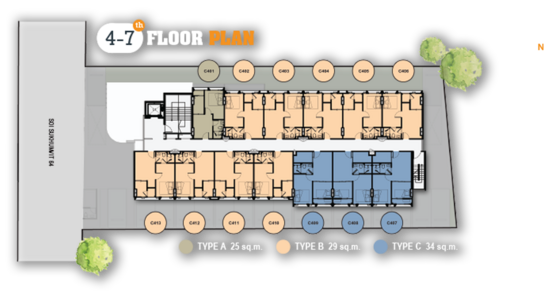 The Coopers Sukhumvit 64 - Site Plan