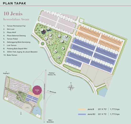 Akina @ Kajang 2 Precinct 3 - Site Plan - iProperty.com.my