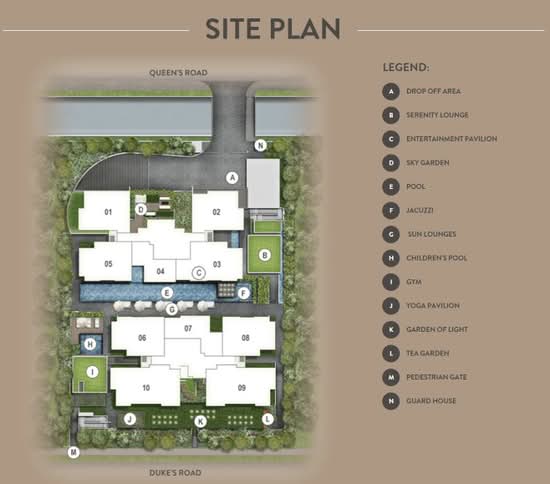 The Asana - Site Plan
