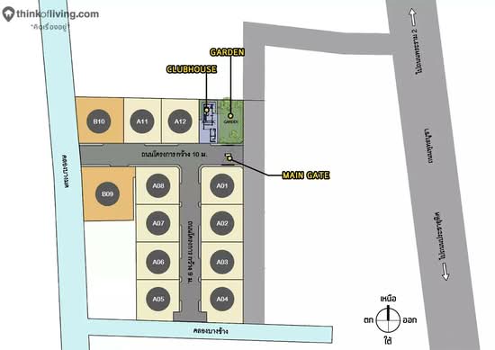 Bourton Residence Rama II : เบอร์ตัน เรสซิเดนซ์ พระราม 2 - Site Plan