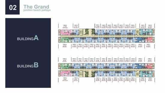 The Grand Jomtien Pattaya Beach - Site Plan