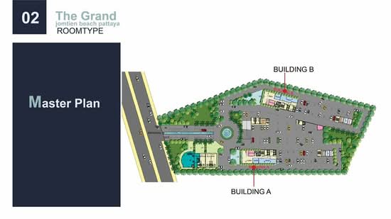 The Grand Jomtien Pattaya Beach - Site Plan